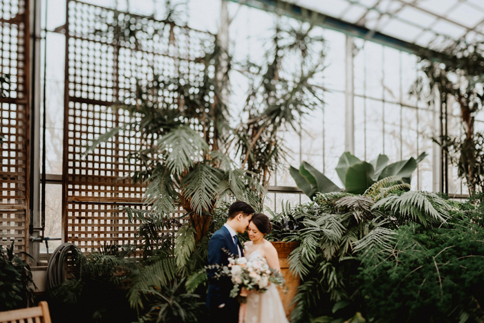 See This Eagles Player's Desert-Inspired Horticulture Center Wedding