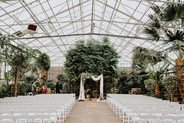 See This Eagles Player's Desert-Inspired Horticulture Center Wedding