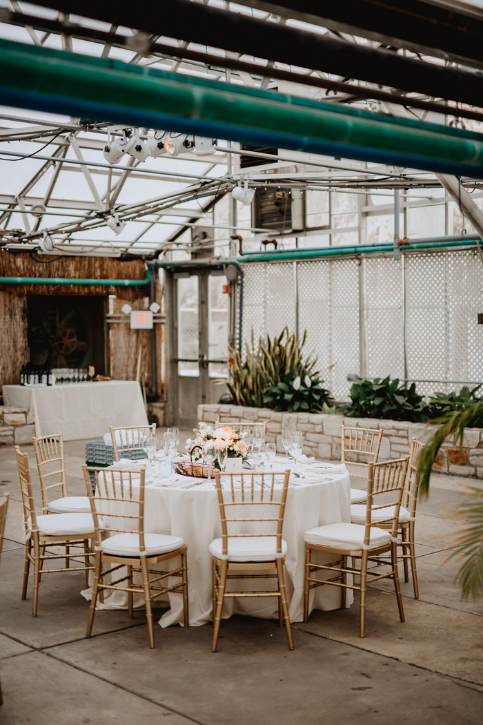 See This Eagles Player's Desert-Inspired Horticulture Center Wedding