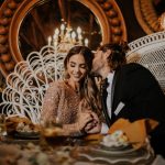 If You Love the Trending Rust and Orange Color Palette, This Retro Wolf Feather Honey Farm Wedding Inspiration is for You
