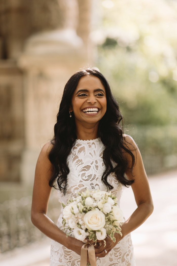 Impossibly Chic Paris Elopement at The Medici Fountain | Junebug Weddings