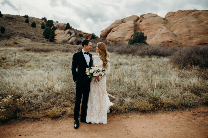 The Red Rocks View Wasn T Even The Prettiest Part Of This Manor House Colorado Wedding Junebug Weddings