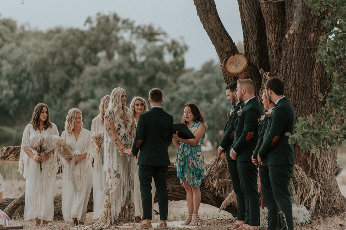 Ultra Glam Neutral-Colored Wedding at Solitaire Homestead in Western ...