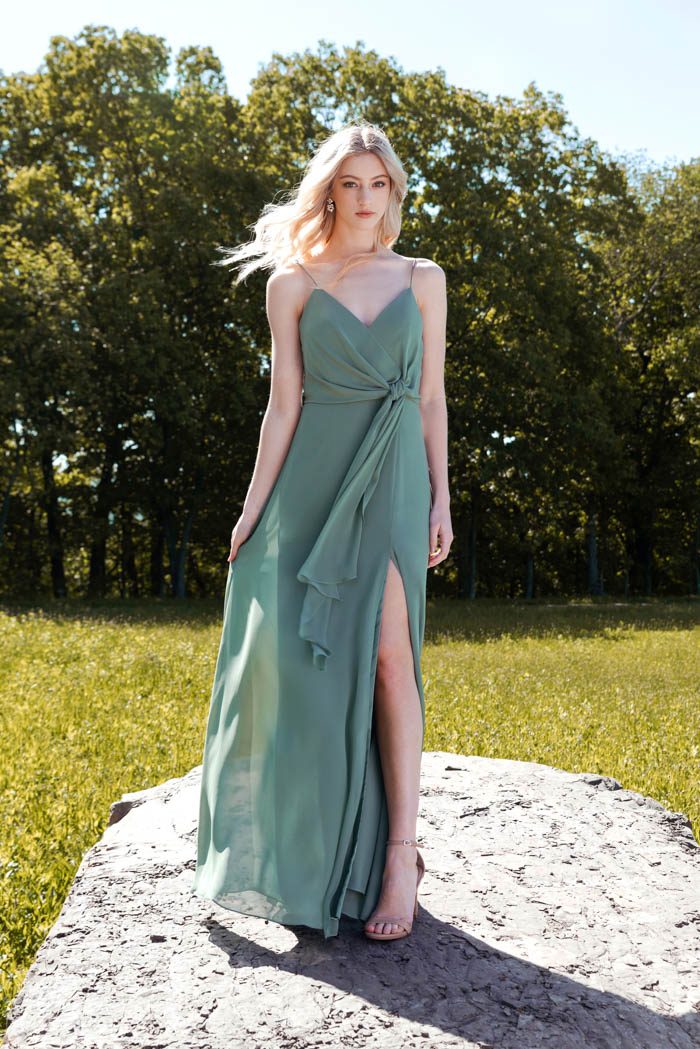 Jenny yoo clearance green bridesmaid dresses