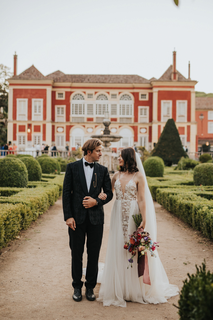 Dolce And Gabbana Served As The Inspiration For This Chic Lisbon Wedding In A Private Palace