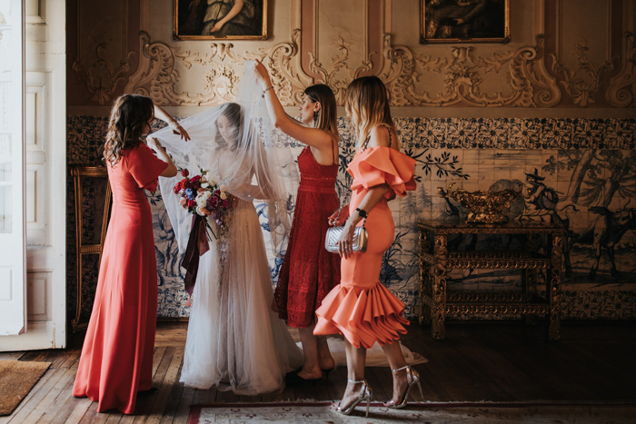 Dolce and Gabbana Served as the Inspiration for This Chic Lisbon Wedding in  a Private Palace | Junebug Weddings