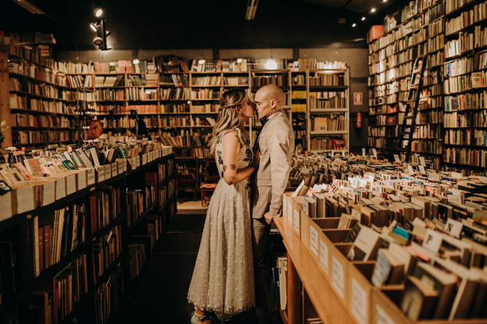 library wedding