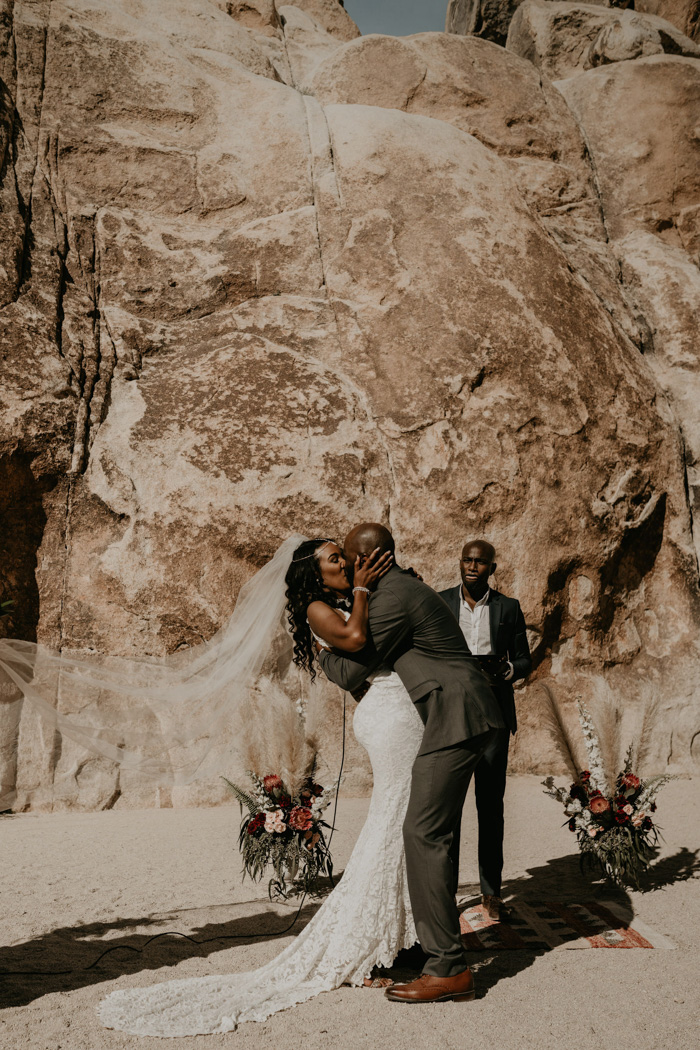 This Diy Joshua Tree National Park Wedding Showed Off The Natural Beauty Of Both The Desert And 9380