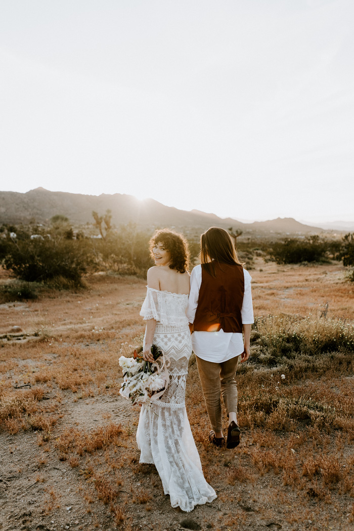 This Thelma and Louise Inspired Same-Sex Elopement is Full of Road Trip  Goals, Desert Vibes, and Southwest Romance