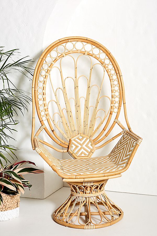 Julietta Peacock Tabletop Accent Champagne Gold 