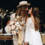 Get Inspired by the Folksy Fall Palette and Dried Palms in This Wedding Inspo at The Mulberry NSB