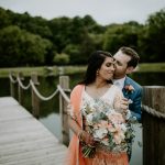 Gorgeous Pastel Peach and Mint Indian Fusion Wedding at Graystone Quarry