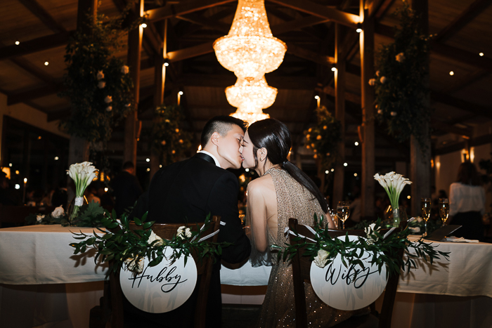 sweetheart table chair hangings