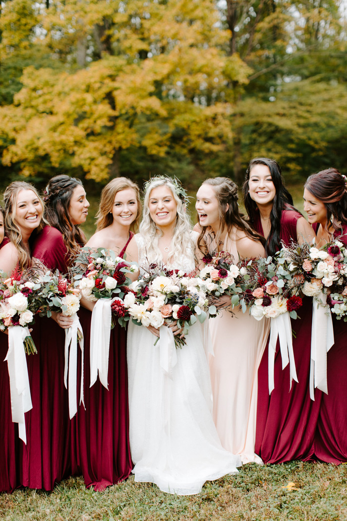 This Fall Nashville Wedding At Home Shows Off Our New Favorite Autumn Wedding Colors Burgundy