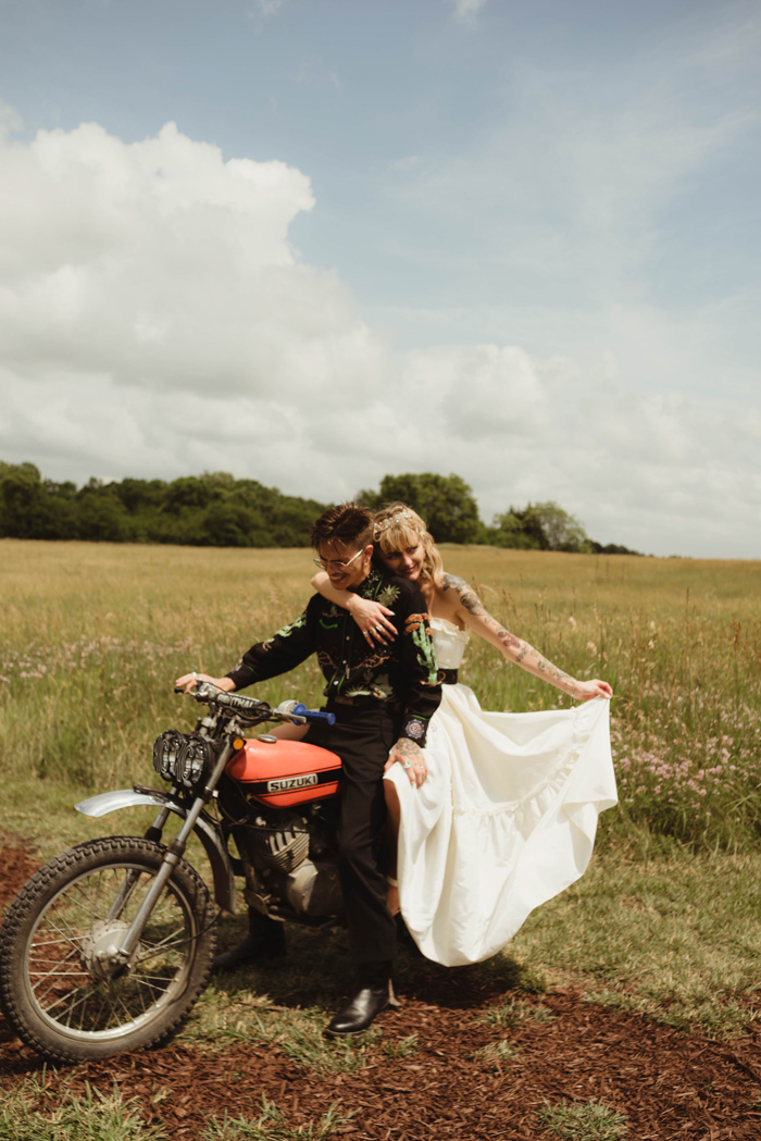 This Retro Ranch Wedding is a Little Bit Country, a Little Bit Rock n