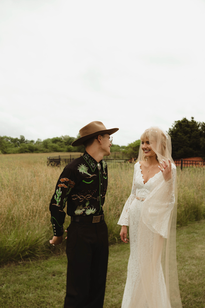 This Retro Ranch Wedding is a Little Bit Country, a Little Bit Rock n