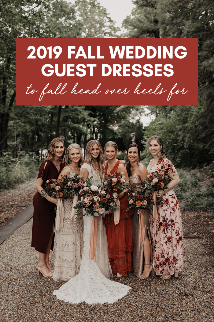 Fall wedding 2025 guest dresses 2019