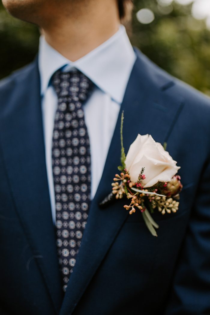 Romantic Backyard Palm Coast Wedding in Autumnal Jewel Tones | Junebug ...