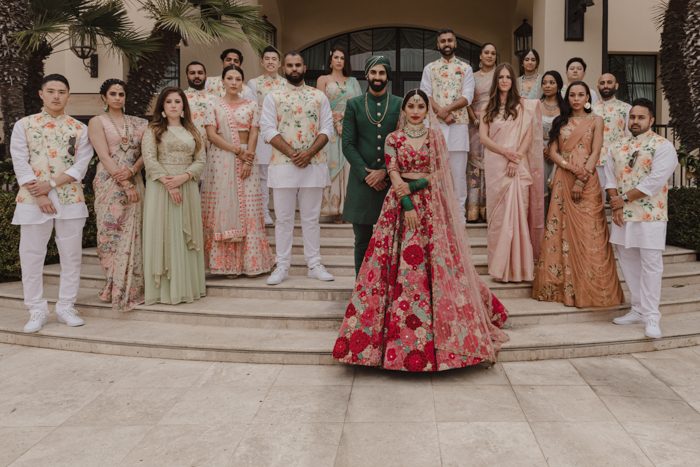 This Lush Modern Indian Wedding Pairs The Natural Beauty Of Palos