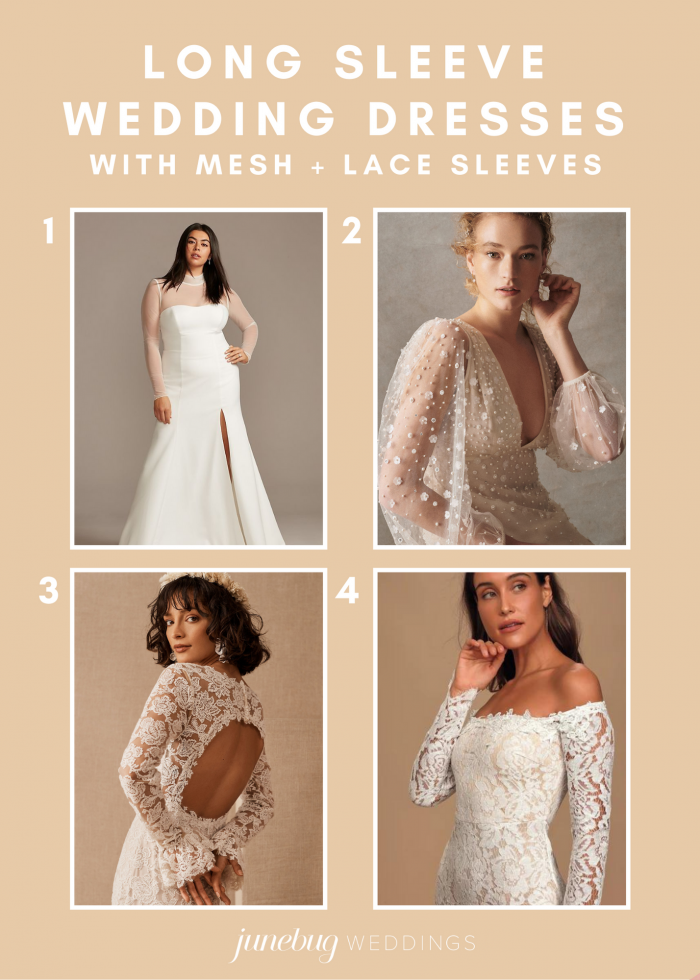 Long Sleeve Wedding Dresses for Fall and Winter Brides