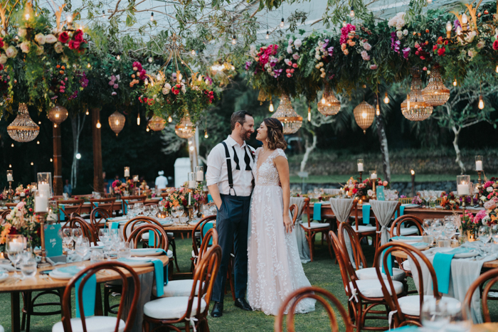 Colorful Midsummer Night's Dream Inspired Bali Wedding at Villa The