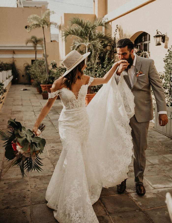 This Tropical Glam Old San Juan Wedding Inspiration Took Cues from