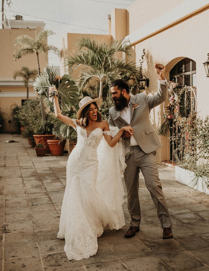 This Tropical Glam Old San Juan Wedding Inspiration Took Cues from the