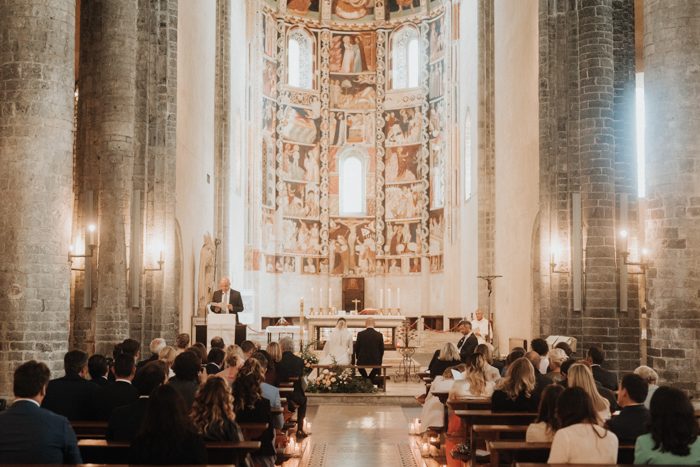 We're Blushing Over This Dusty Coral Lake Como Wedding at Villa Regina ...