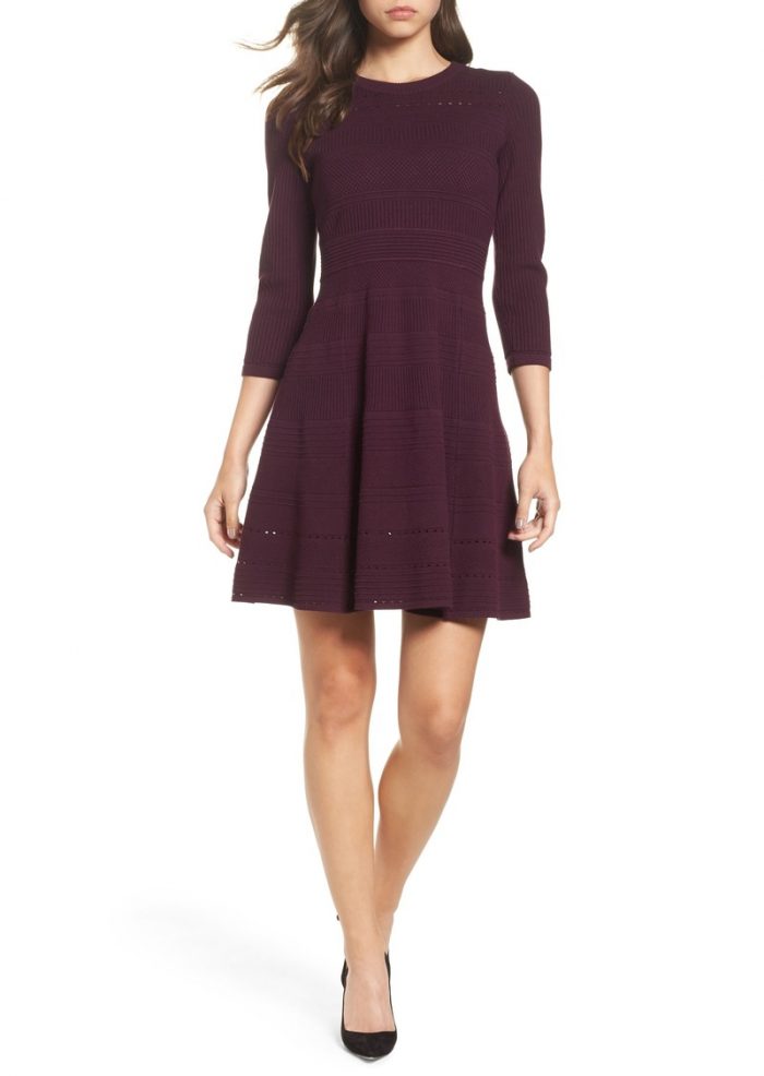 sweater dress for winter wedding