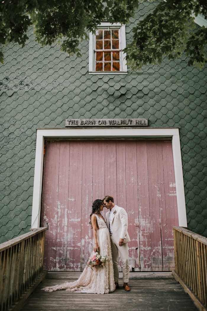 Romantic New England Forest Wedding At The Barn On Walnut Hill