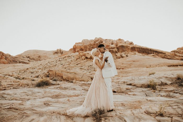 Desert shop wedding dress