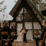 Burgundy and Gold PNW Wedding at Cozy River Cabin At Mount Rainier