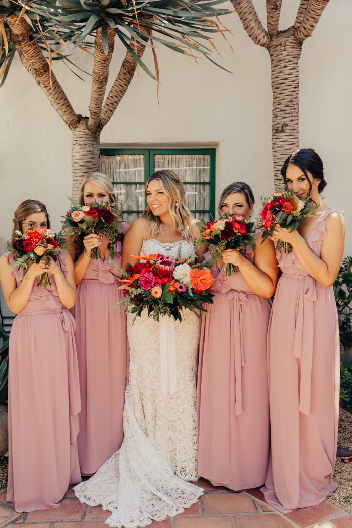 Colorful Latin-Inspired Wedding at Casa Romantica | Junebug Weddings