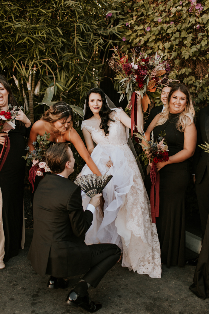 Vintage-Inspired Celestial Wedding at Millwick in Los Angeles | Junebug ...