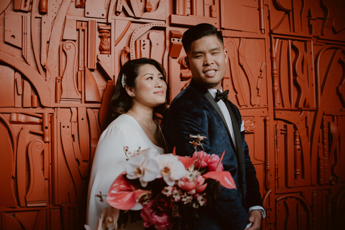 We Re Totally Blushing Over This Pink Valentine Dtla Wedding