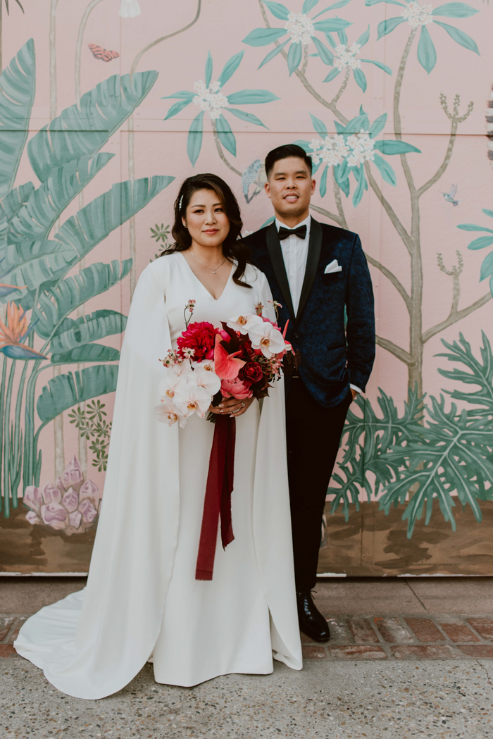 We’re Totally Blushing Over This Pink Valentine DTLA Wedding - Junebug ...