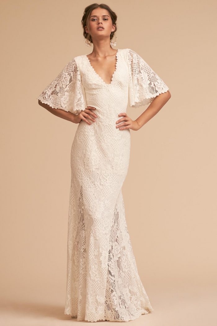 lulus beaded wedding dress
