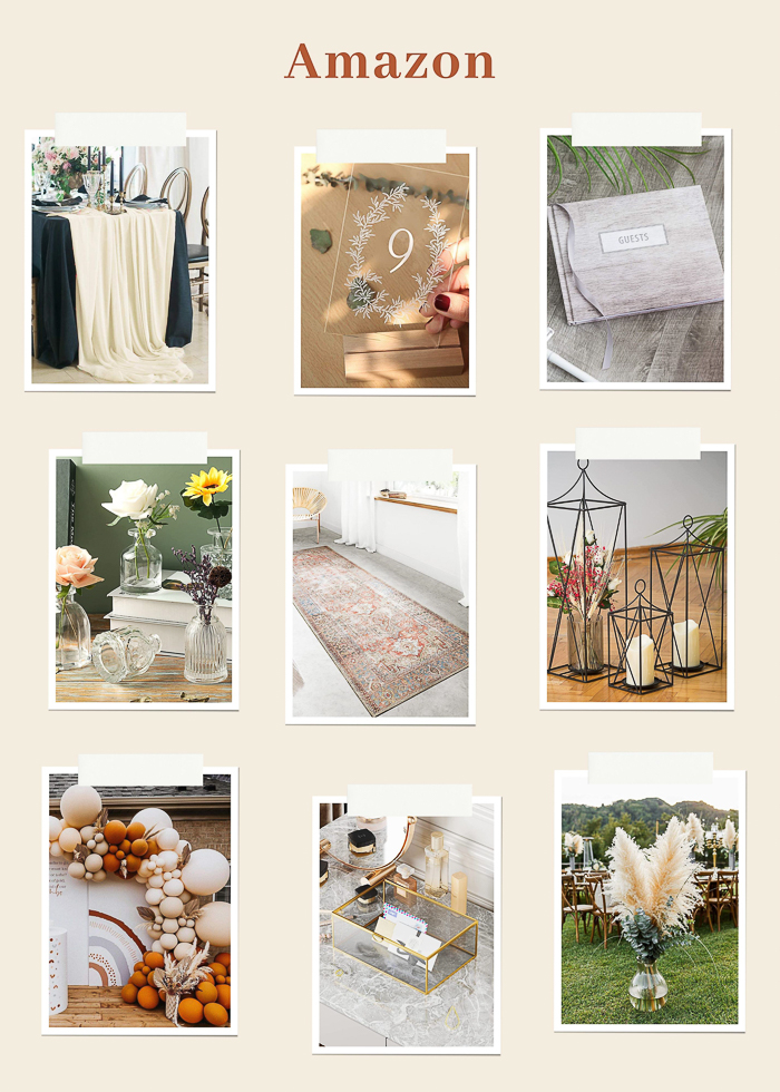 Best wedding sale decor websites