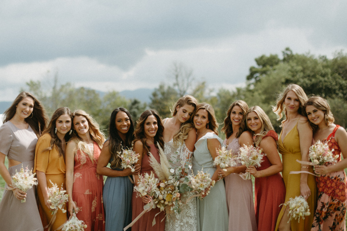 Boho shop mountain wedding