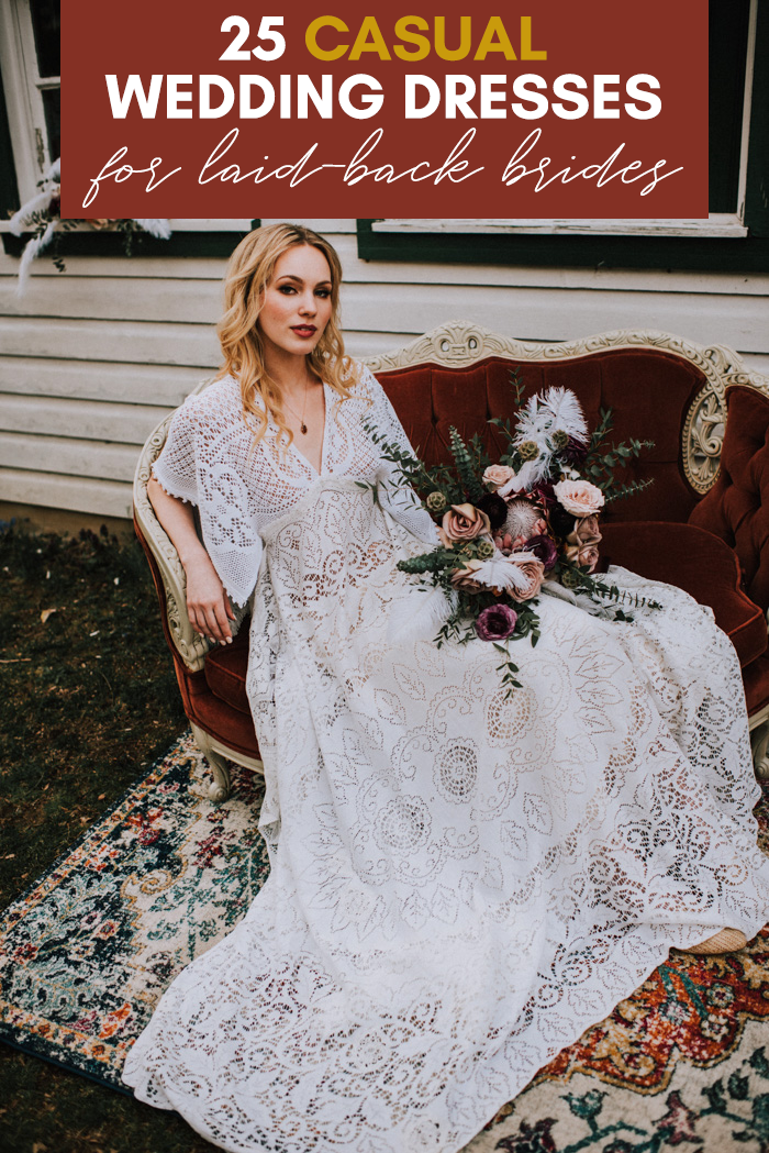 30 Casual Wedding Dresses for the Easygoing Bride in 2023 | FBFW