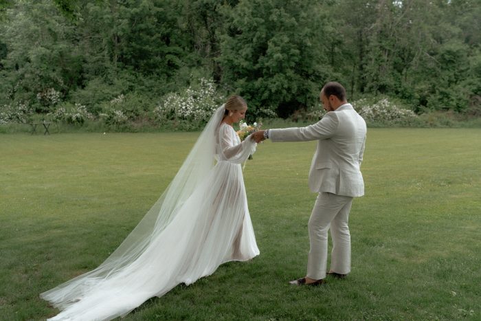 Lovely Ivory Lace Dress - Maxi Dress - Long Sleeve Bridal Dress - Lulus