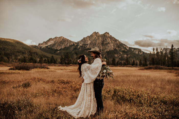 The Sawtooth Mountains Made for the Perfect Backdrop for this ...