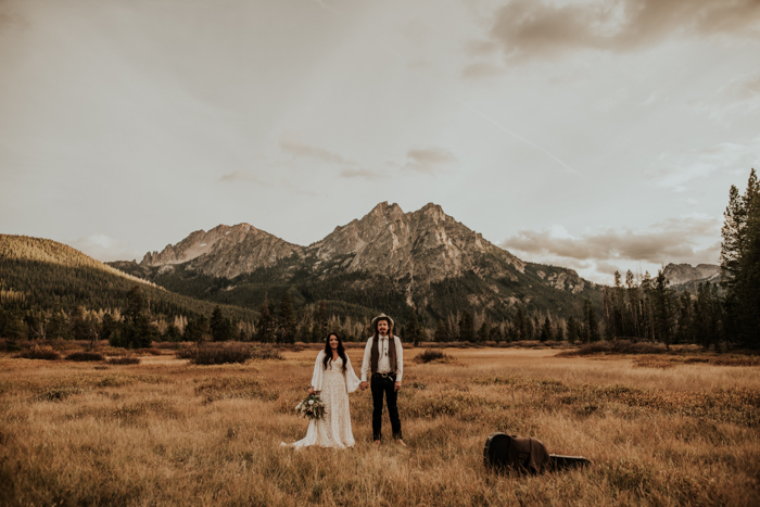 The Sawtooth Mountains Made for the Perfect Backdrop for this ...