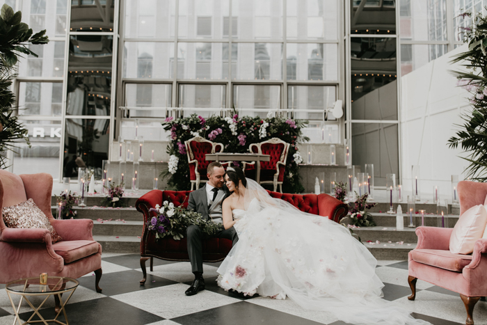 Whimsical Indoor Garden Wedding in the Heart of Pittsburgh