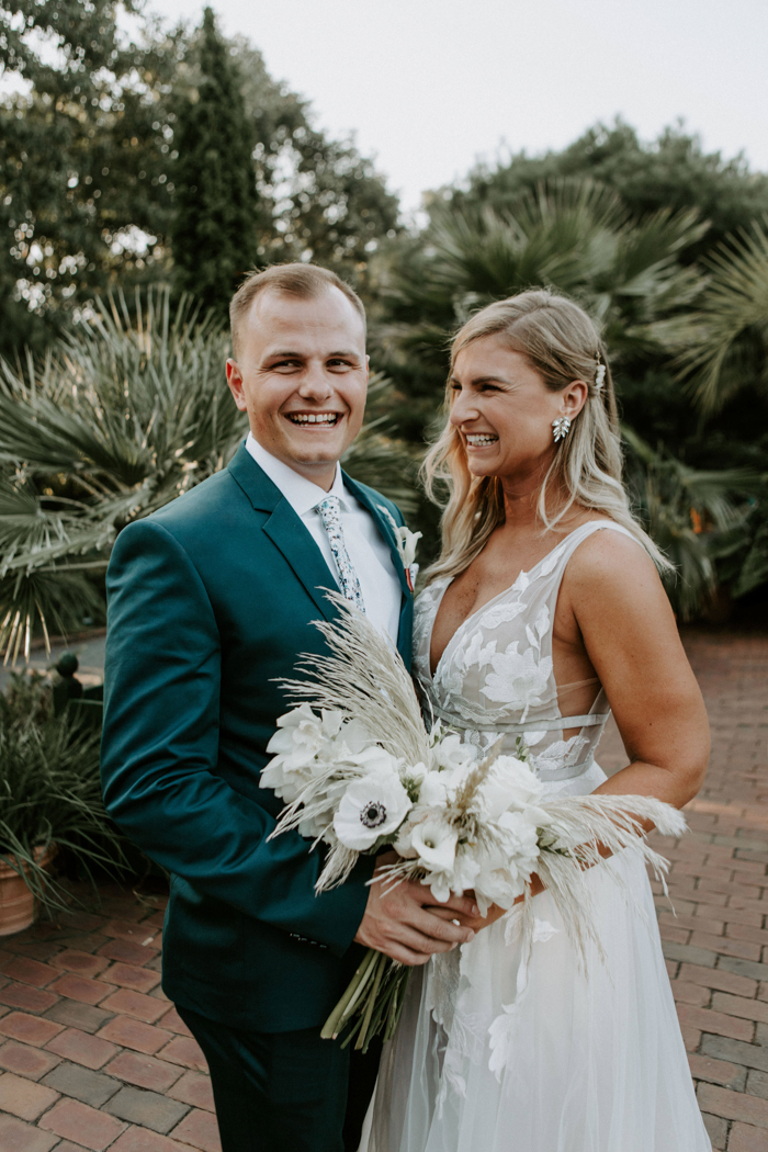 Anthropologie-Inspired Wedding at Tower Hill Botanic Garden with ...