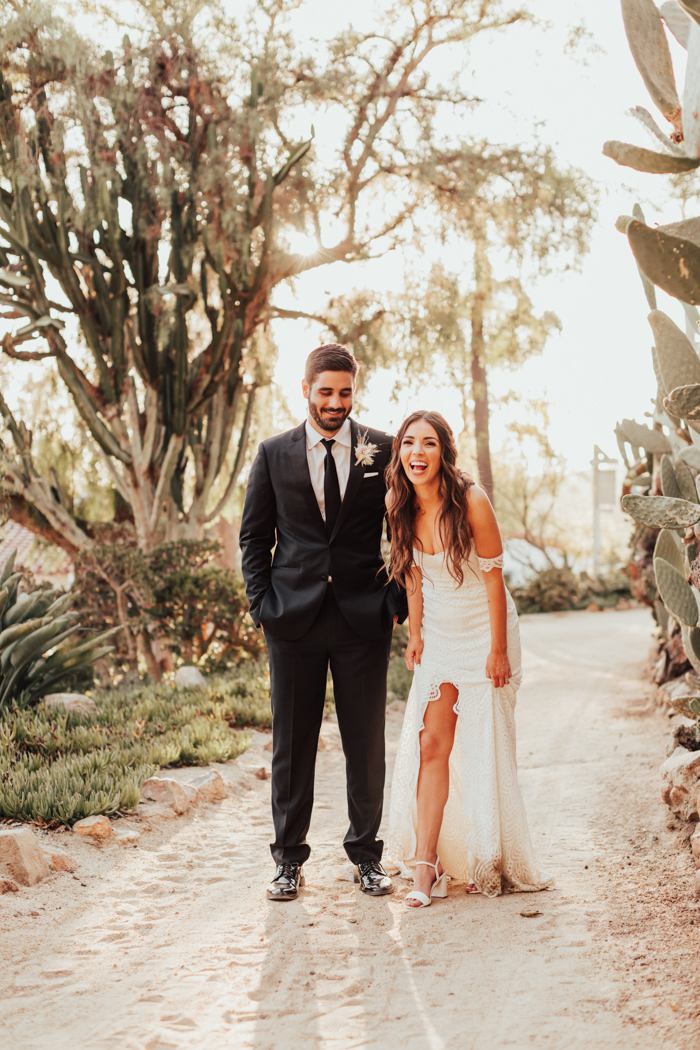 Blush and Wood Wedding at Leo Carrillo Ranch Junebug Weddings