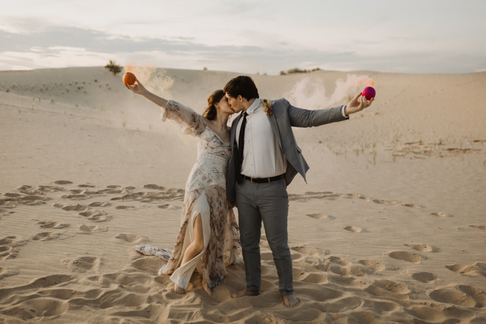 Free-Spirited West Texas Elopement Inspiration in the Monahans ...