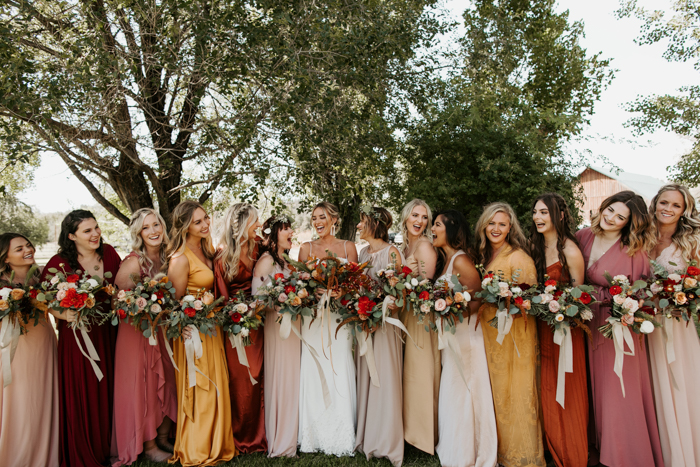 Boho country outlet wedding