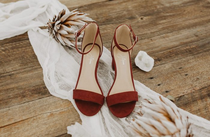 Low-Heel Wedding Shoes