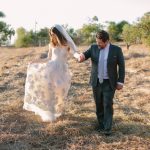 This Bride Wore a Handmade Dress to Her Pastel Wedding in Vista, California